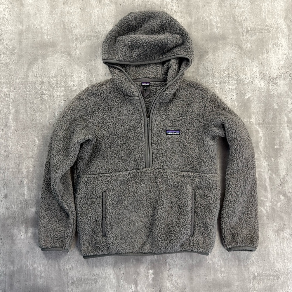 Patagonia Gray Pullover Jacket with Hood